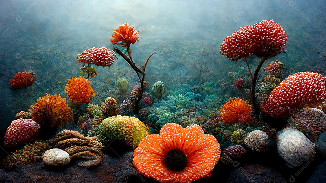 Coral reef illustration