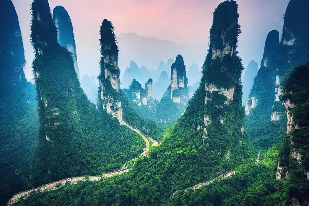 paisagem de fantasia