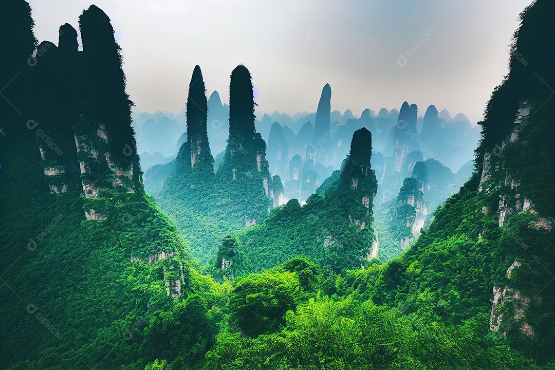 paisagem de fantasia