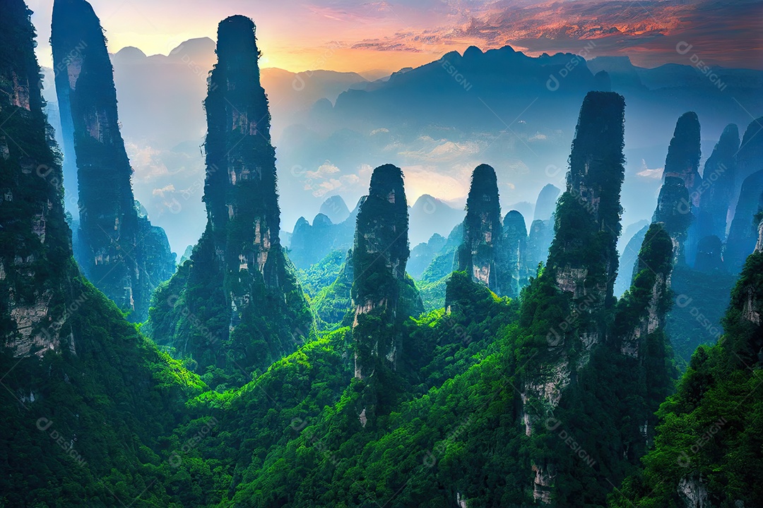 paisagem de fantasia