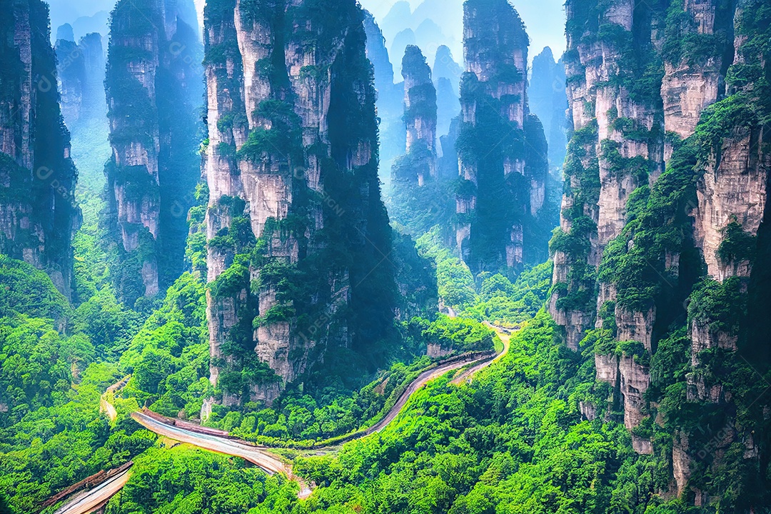 paisagem de fantasia