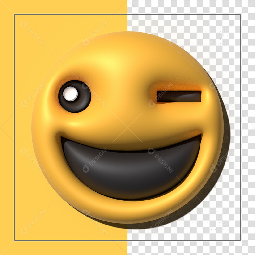 Emoji 3D Elemento Para Composição PSD