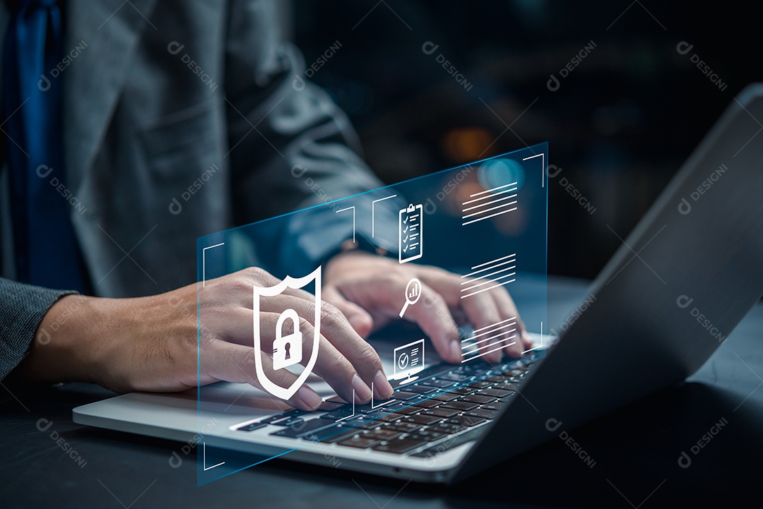 Segurança e criptografia de informações de segurança cibernética de autenticação