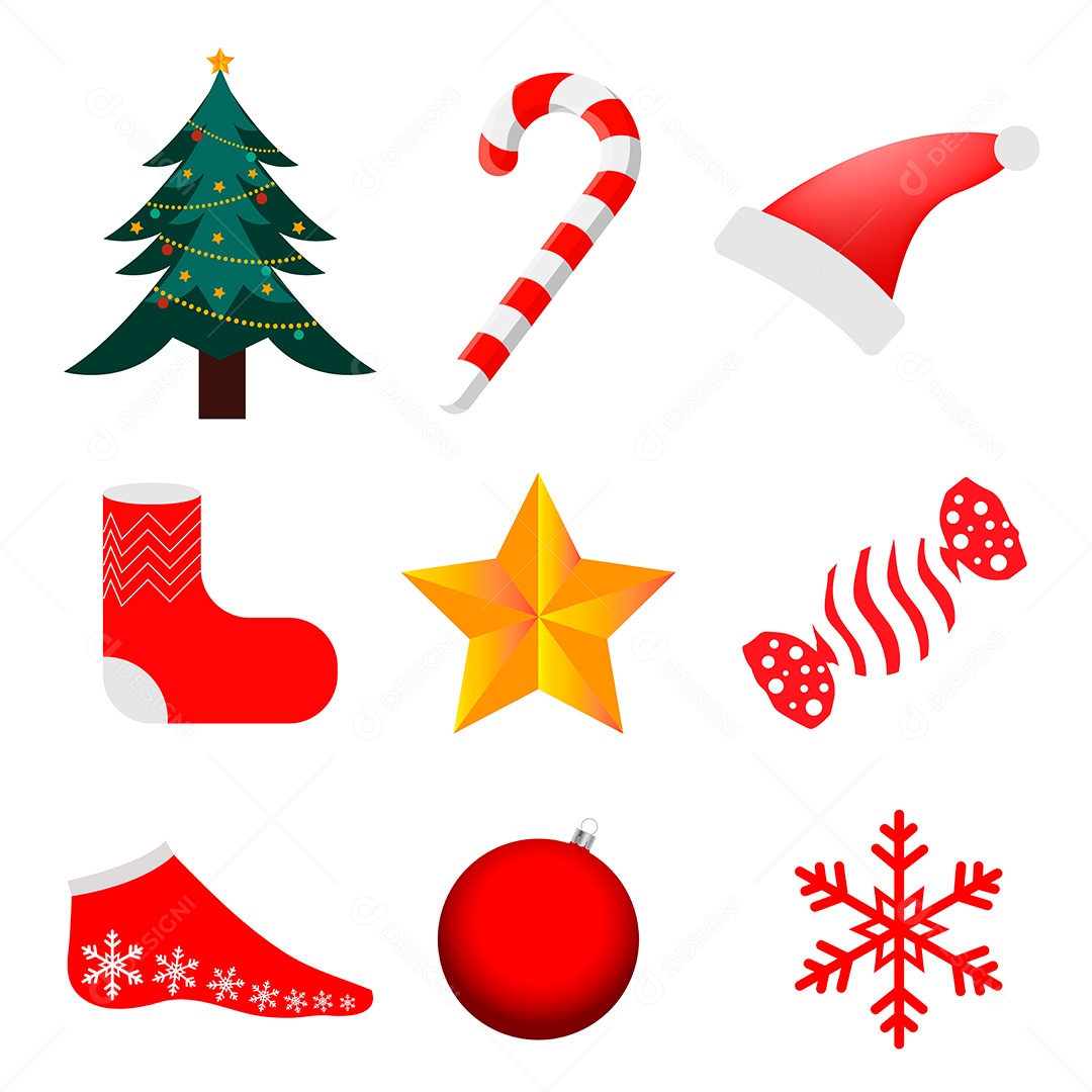 Conjuntos de Itens de Decoração de Natal EPS Para Composição