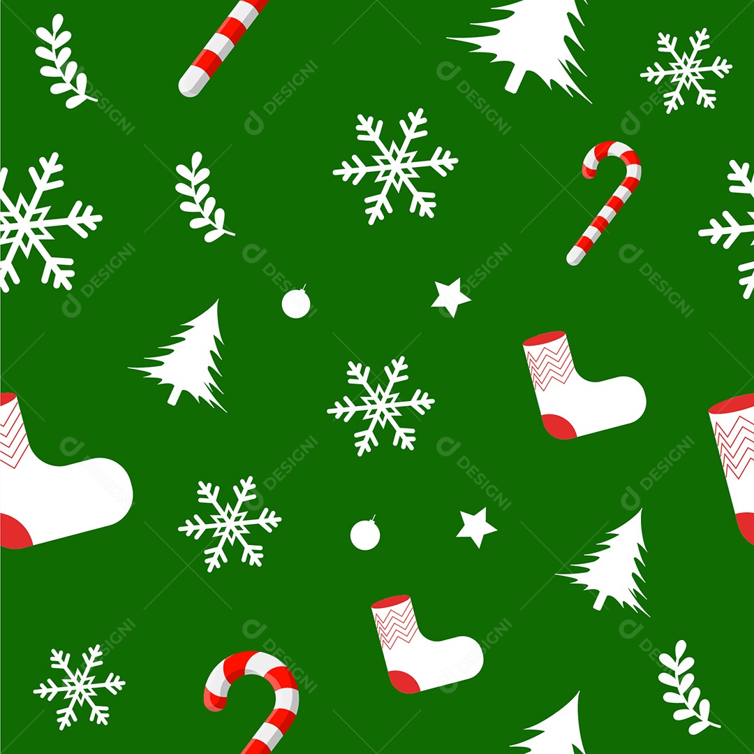 Background de Natal Verde  EPS