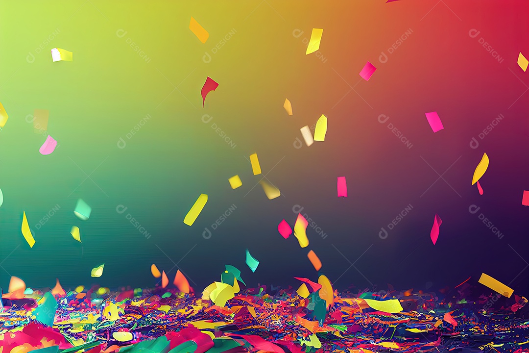 Carnaval brasileiro, festa de carnaval colorida com um conjunto de balões de festa