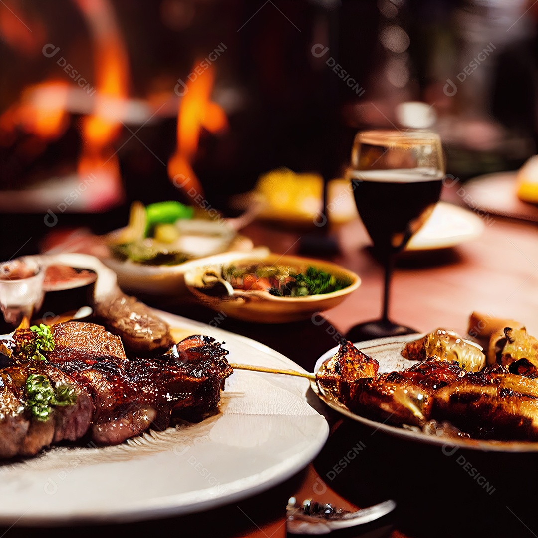 Melhor churrasco brasileiro de todos os tempos, carne deliciosa e suculenta