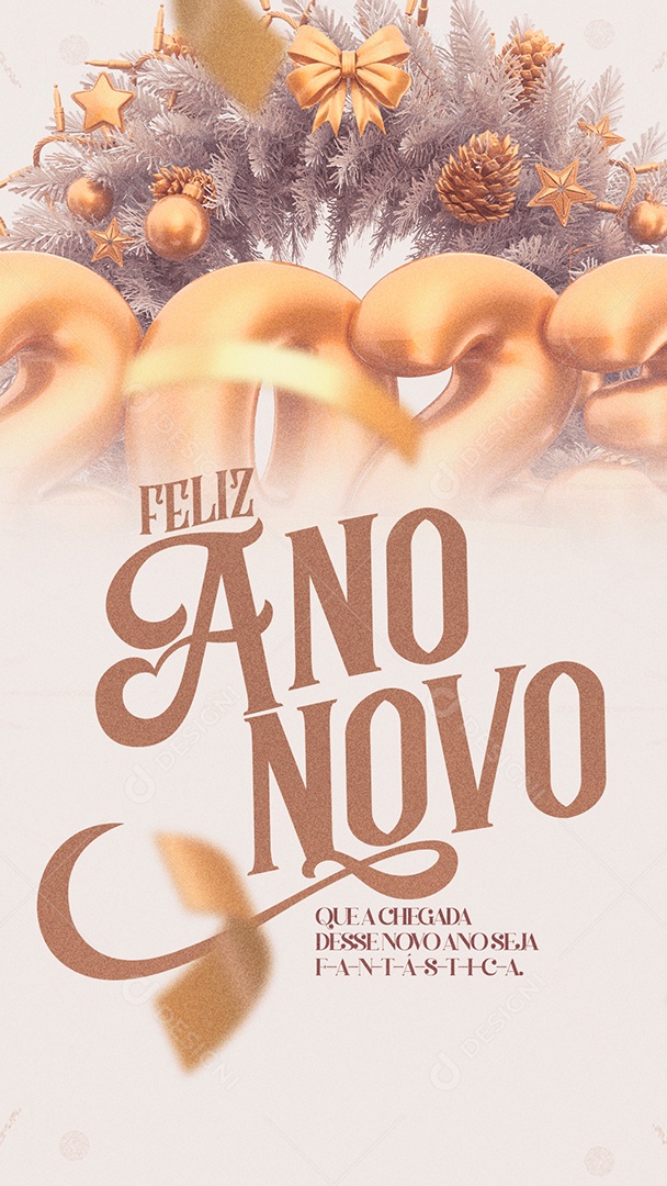 Story Que a Chegada Desse Novo Ano Seja Fantástica Feliz Ano Novo Social Media PSD Editável