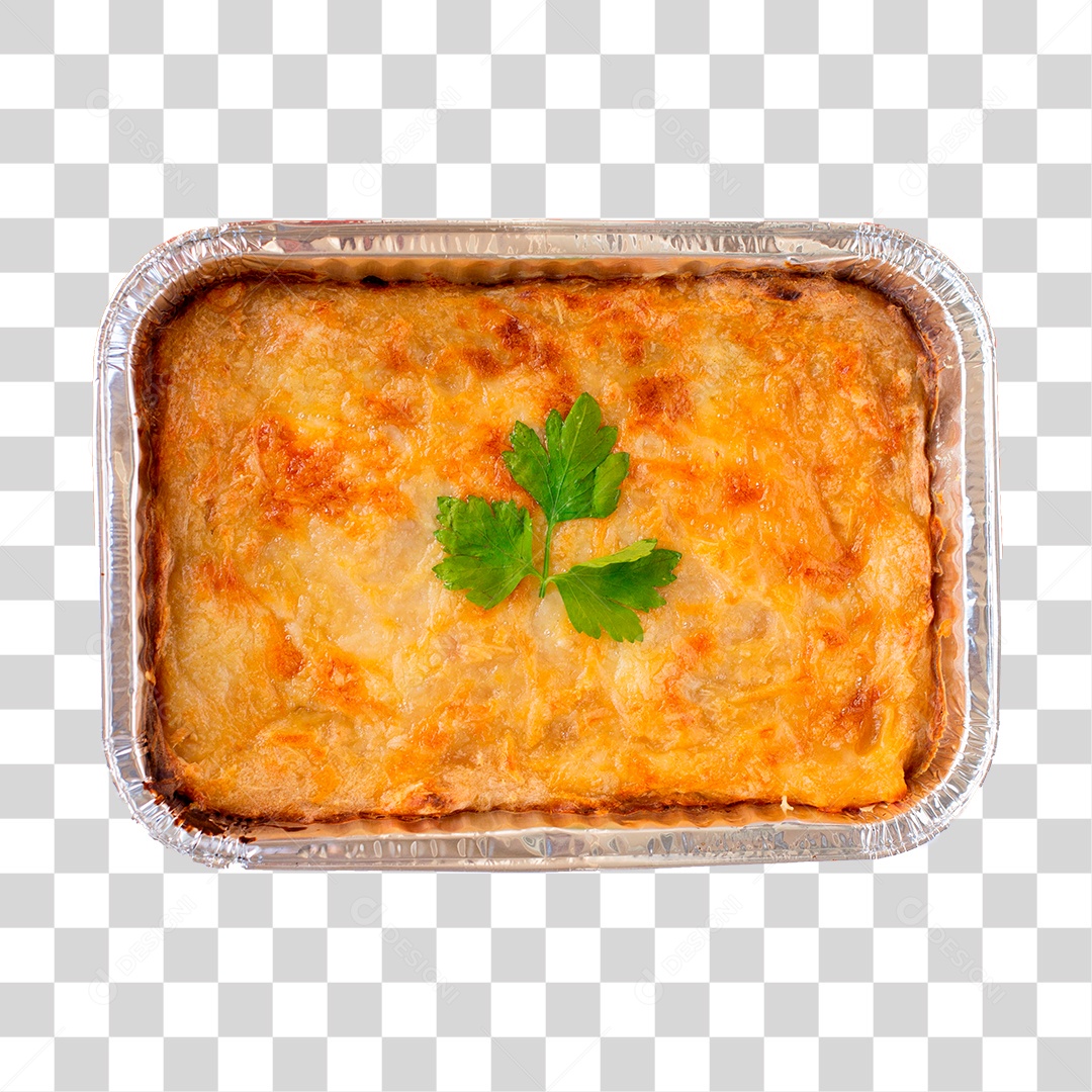 Lasanha em Forma PNG Transparente