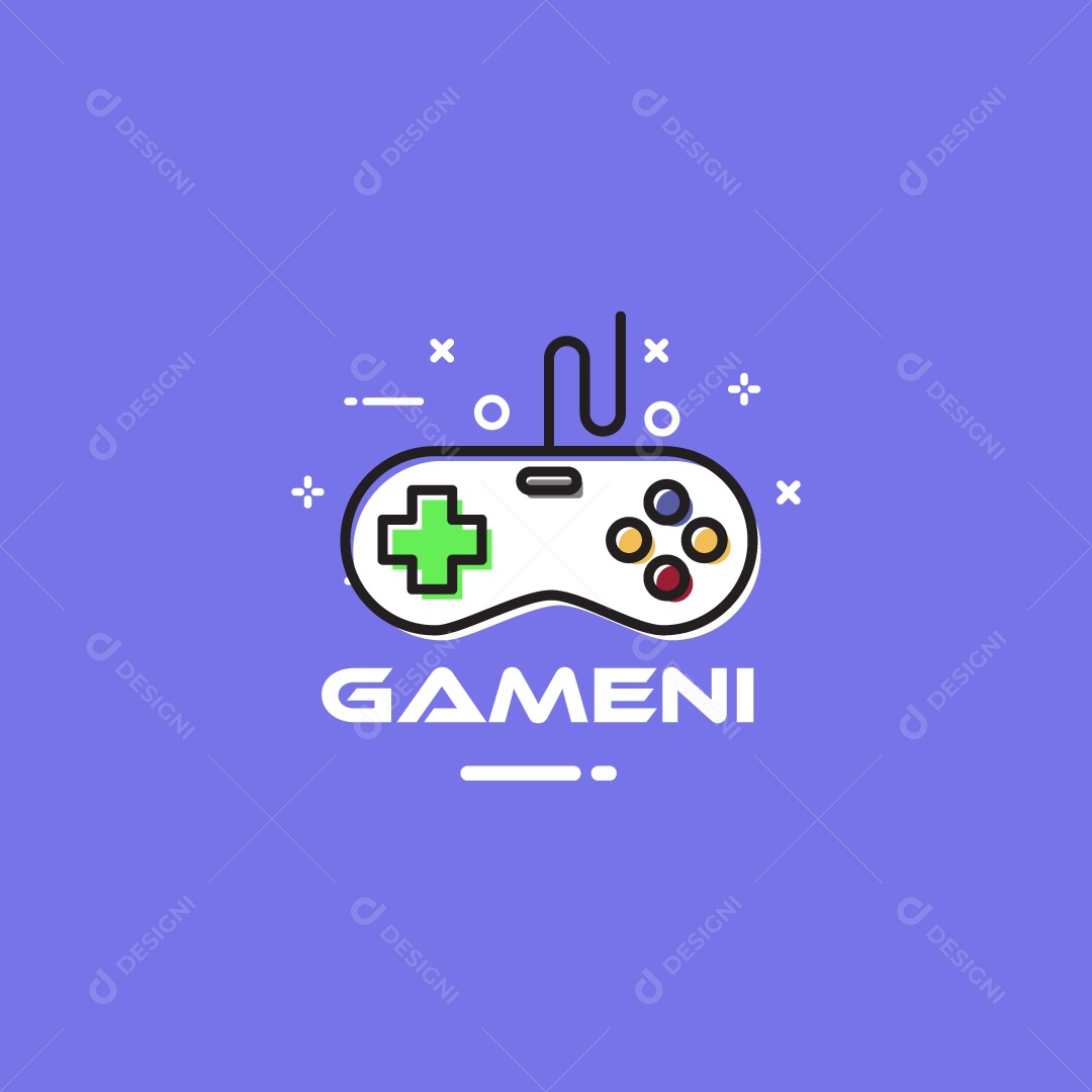 Logo de Games AI Editável
