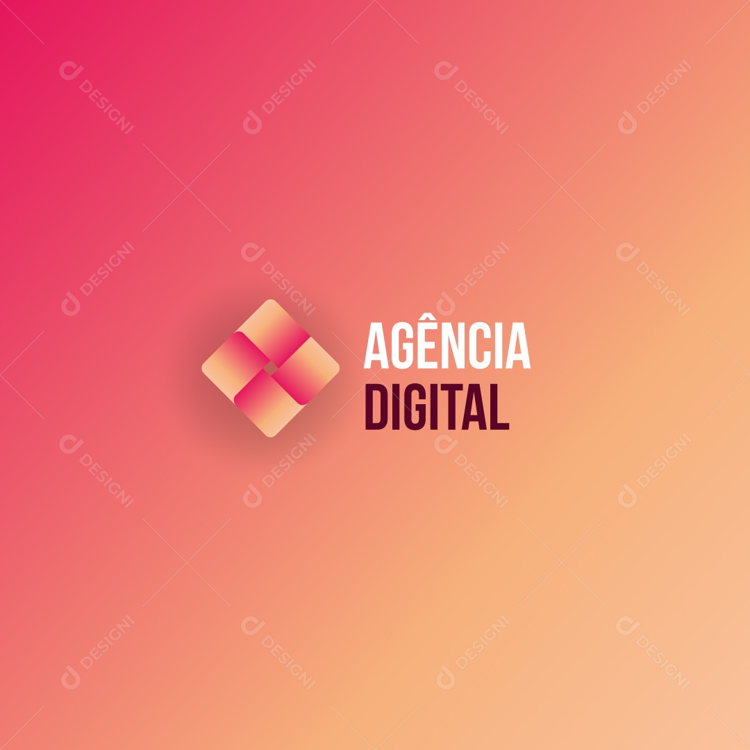 Logo Agência Digital AI Editável