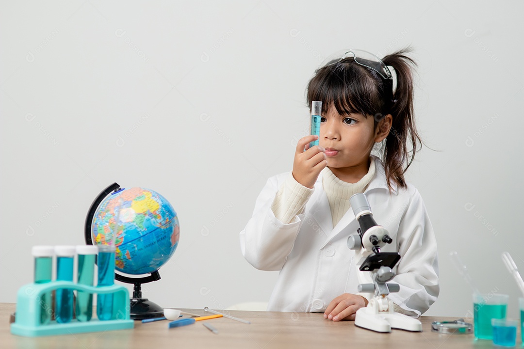 educação, ciência, química e conceito de crianças