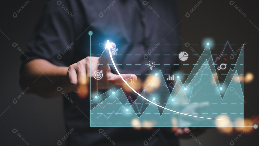 Desenvolvimento de negócios para o sucesso e conceito de crescimento crescente