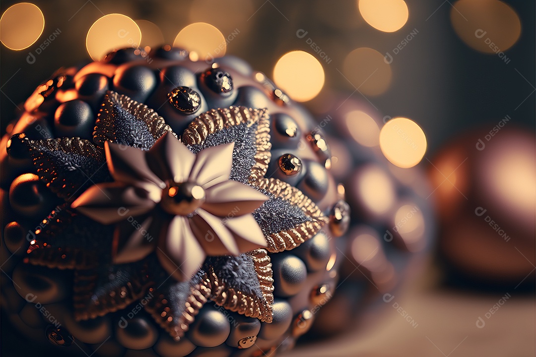 Meias de Natal na lareira e decoração em fundo colorido com foco seletivo e fundo desfocado.