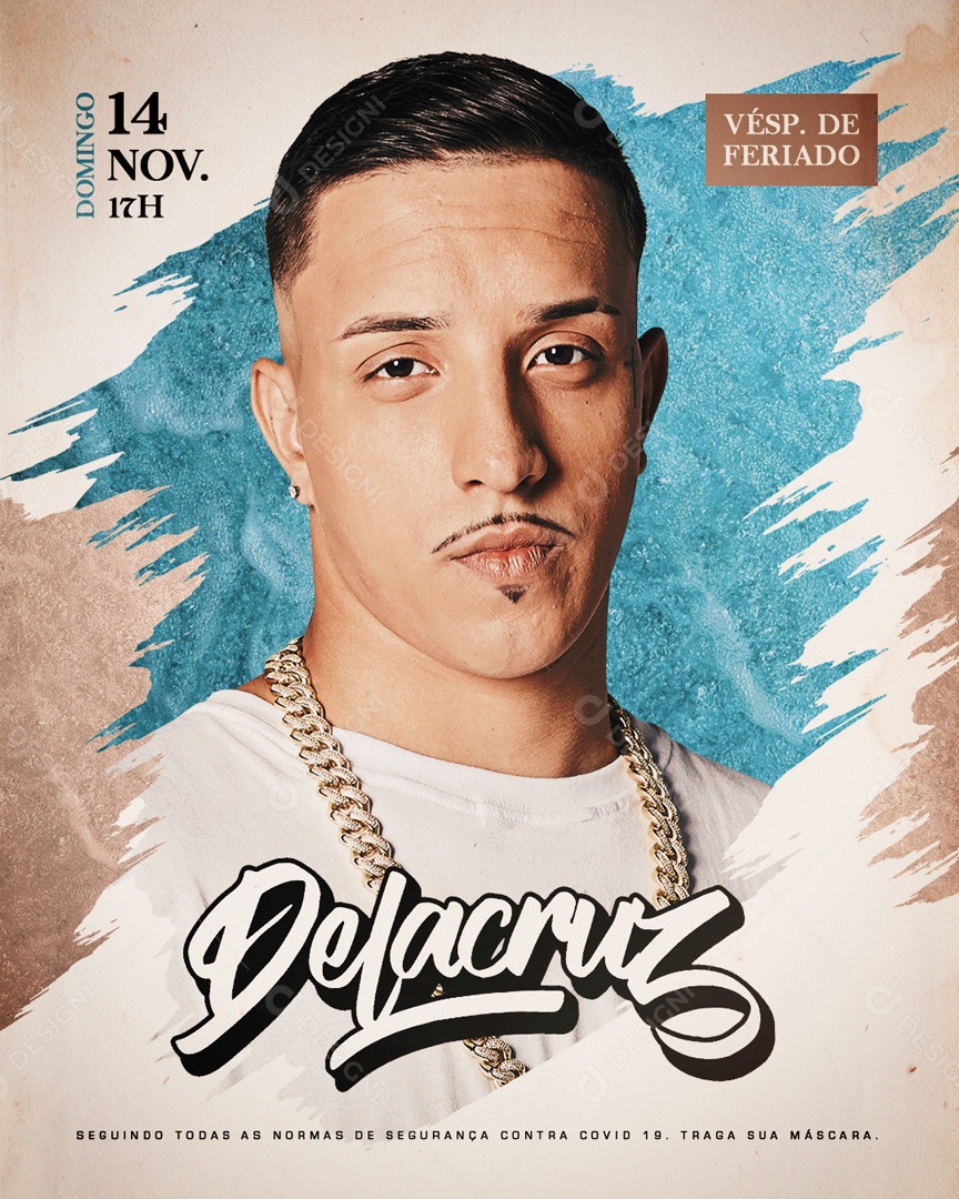 Flyer Delacruz Social Media PSD Editável