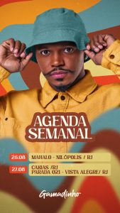 Story Flyer Agenda Semanal Gamadinho Social Media PSD Editável