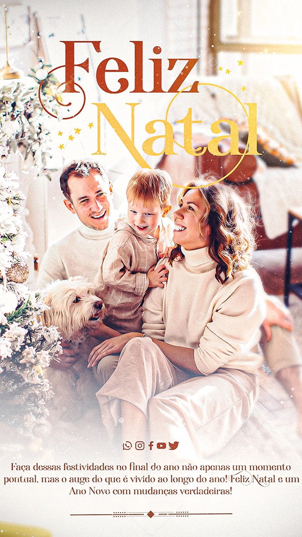 Story Feliz Natal Faça Dessas Festividades no Final do Ano Não Apenas um Momento Pontual Mas o Auge do Que é Vivido ao Longo do Ano Feliz Natal e um Ano Novo Com Mudanças Verdadeiras Social Media PSD Editável