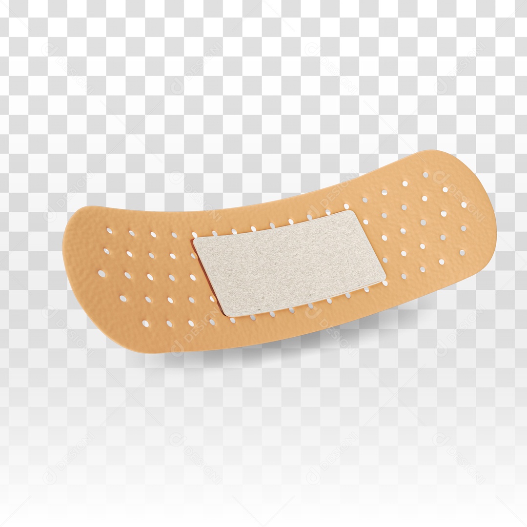 Band-Aid Curativo 3D PSD + PNG