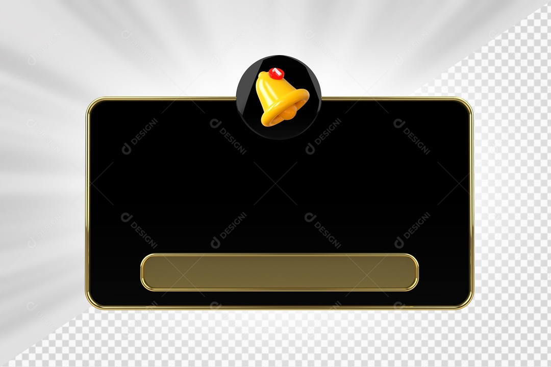 Caixa de Perguntas Elemento 3D Para Composição PSD