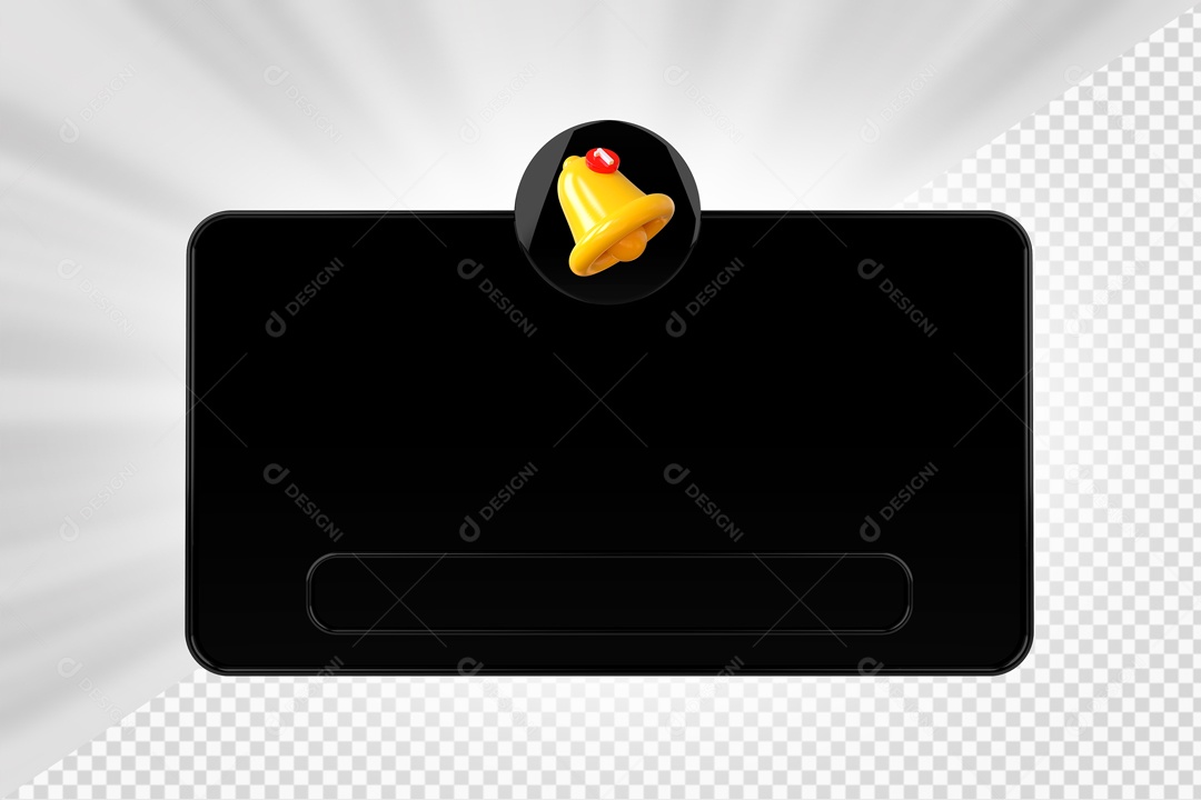 Caixa de Perguntas Preto Elemento 3D Para Composição PSD