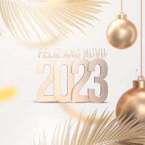 Feliz Ano Novo 2023 Social Media PSD Editável