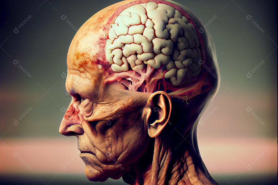 Câncer cérebro Dia Mundial do Câncer 04 de fevereiro renderizar realidade virtual