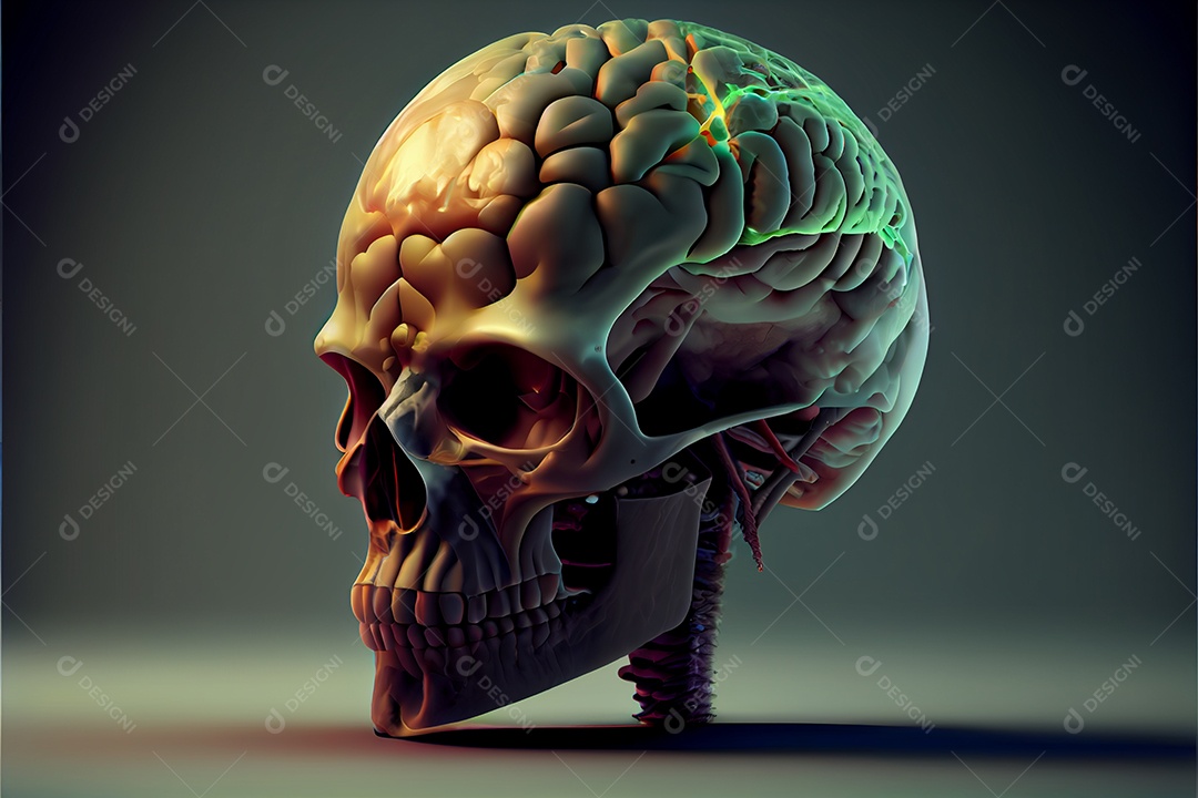 Câncer cérebro Dia Mundial do Câncer 04 de fevereiro renderizar realidade virtual