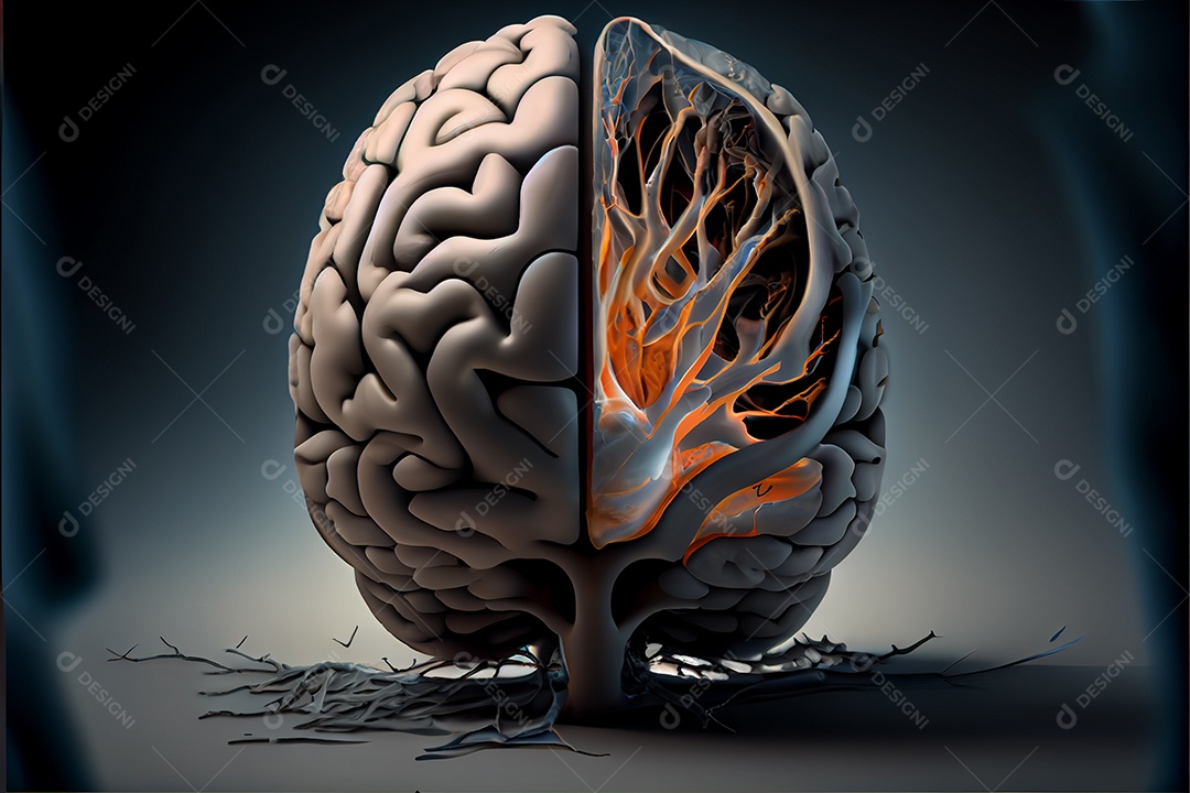 Câncer cérebro Dia Mundial do Câncer 04 de fevereiro renderizar realidade virtual