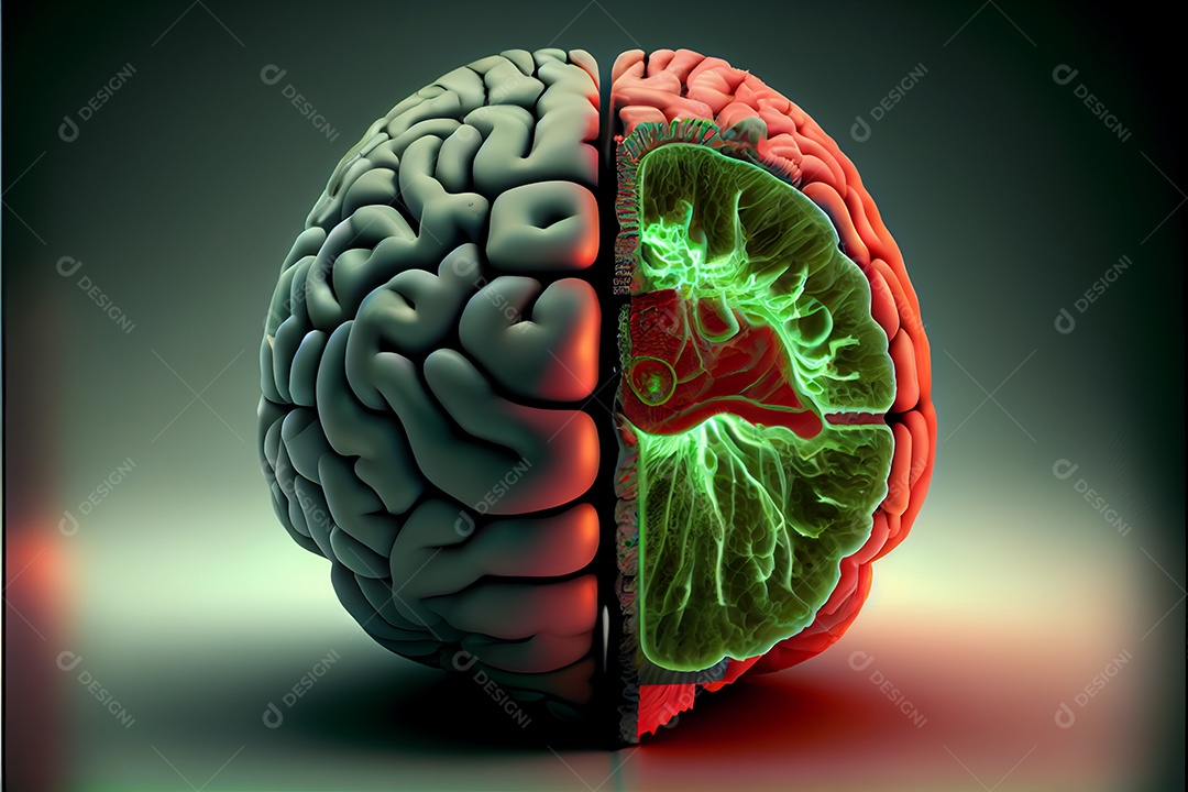 Câncer cérebro Dia Mundial do Câncer 04 de fevereiro renderizar realidade virtual