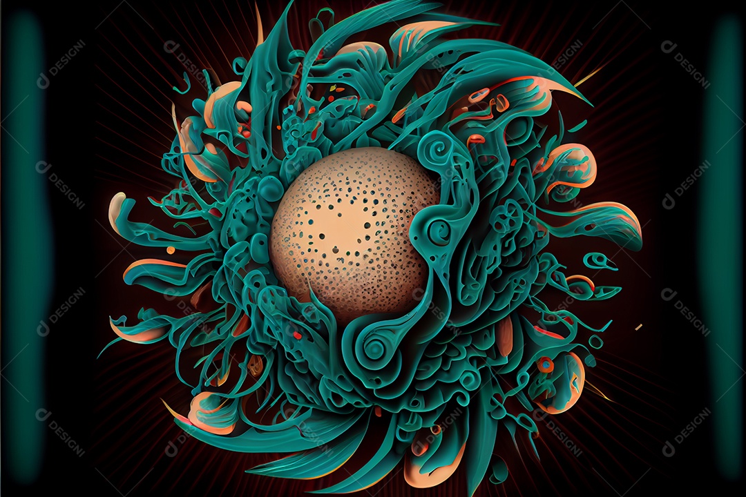 Câncer de fígado Dia Mundial do Câncer realista 04 de fevereiro renderizar realidade virtual