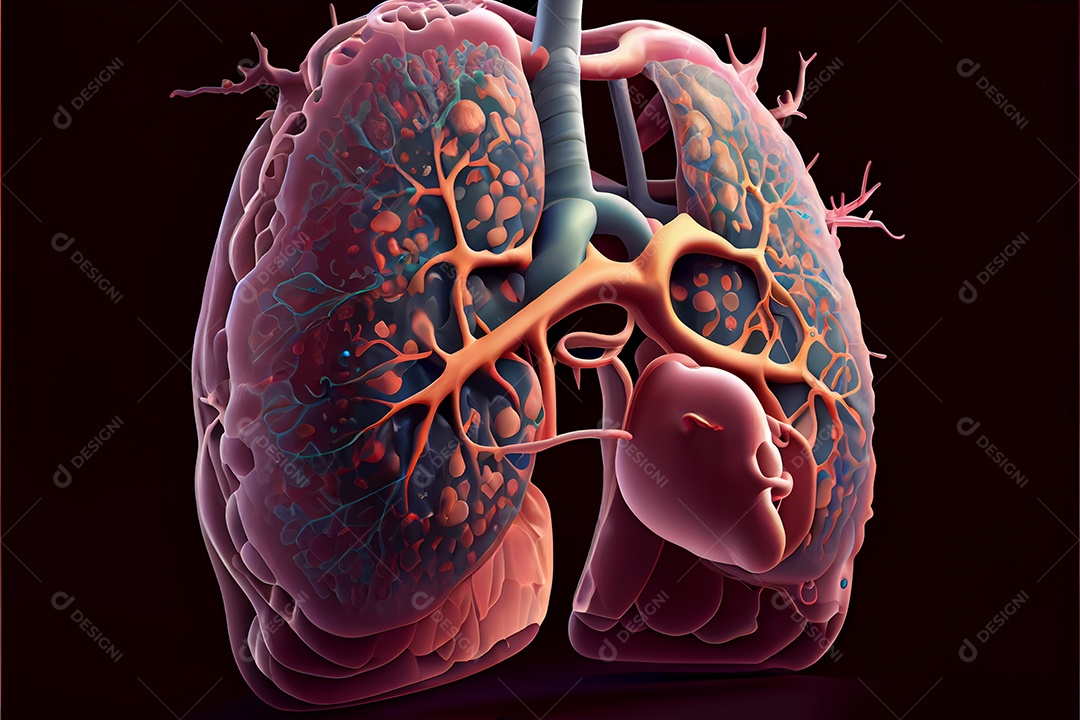 Câncer de fígado Dia Mundial do Câncer realista 04 de fevereiro renderizar realidade virtual