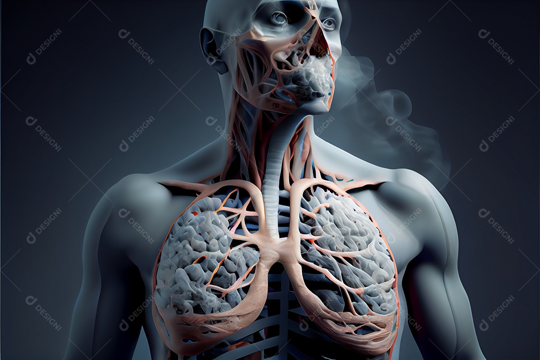 Câncer de fígado Dia Mundial do Câncer realista 04 de fevereiro renderizar realidade virtual