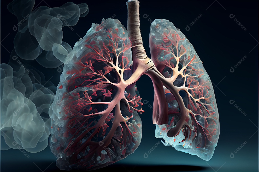 Câncer de fígado Dia Mundial do Câncer realista 04 de fevereiro renderizar realidade virtual