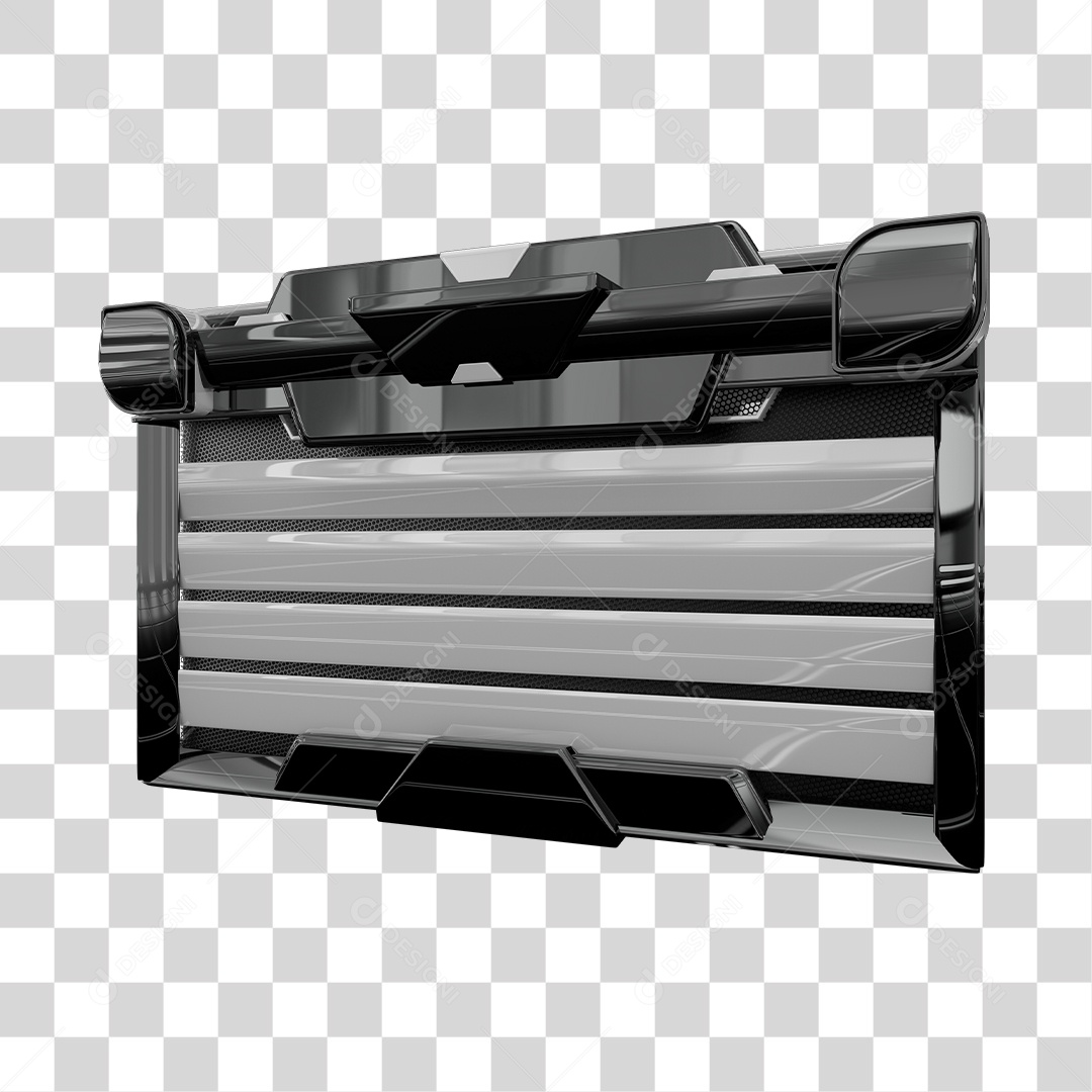 Placa Metálica Para Composição de Texto Elemento 3D PNG Transparente