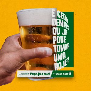 Pode Tomar uma Hoje? Distribuidoras de Bebidas Social Media PSD Editável