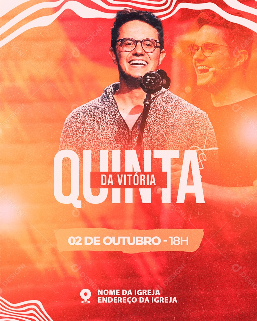 Post Flyer Quinta da Vitória Social Media PSD Editável