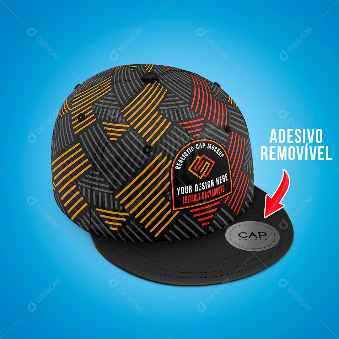 Mockup Boné PSD Editável