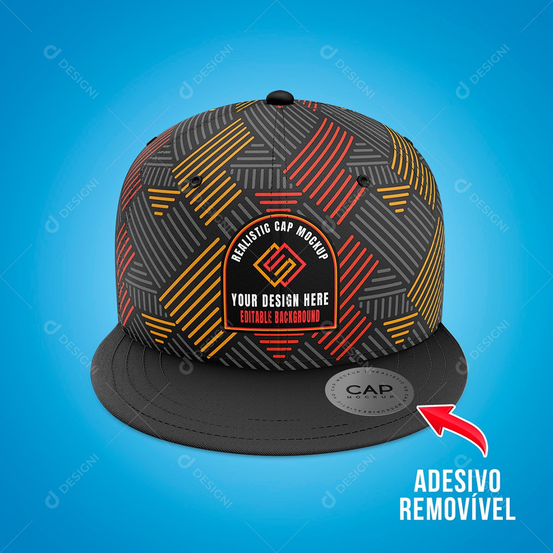 Mockup Boné PSD Editável