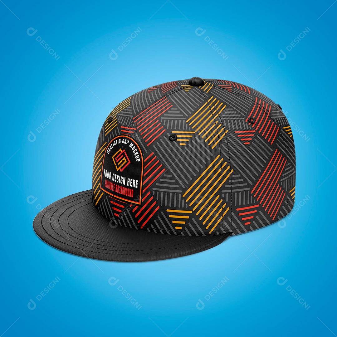 Mockup Boné PSD Editável