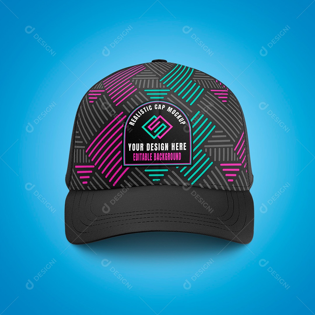 Mockup Boné PSD Editável