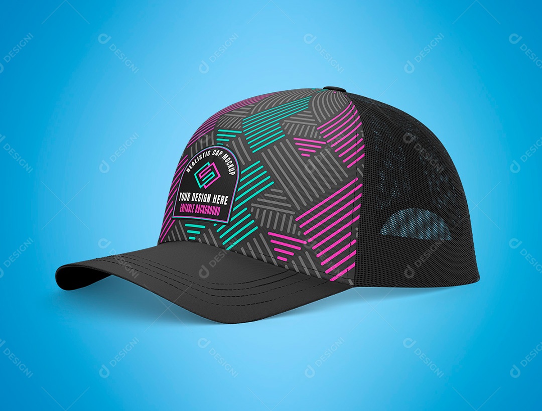 Mockup Boné PSD Editável