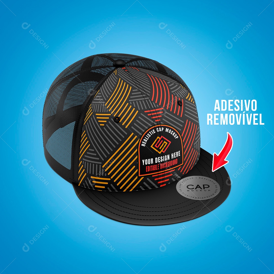 Mockup Boné PSD Editável