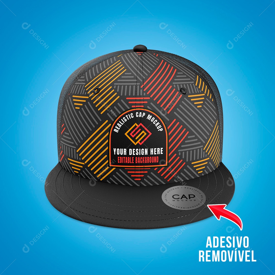 Mockup Boné PSD Editável