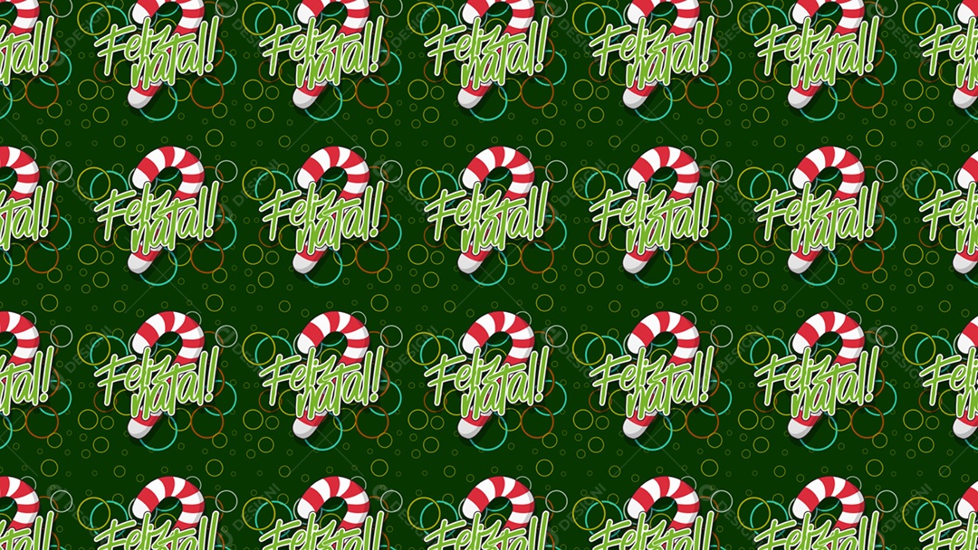 Pattern Padrões Geométricos Texto Natalino Feliz Natal Em Fundo Verde Vetor AI + PAT