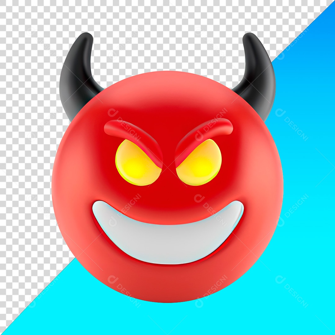 Emoji Diabo PNG Transparente Sem Fundo