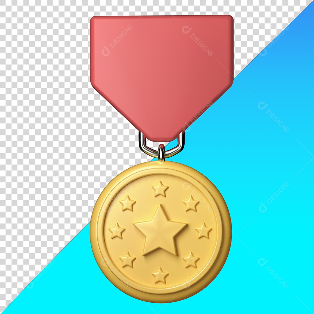 Medalha Prêmio PNG Transparente Sem Fundo