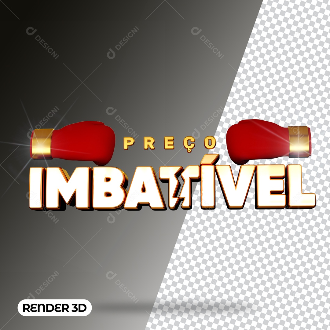 Selo 3D Para Composição Preço Imbatível PSD
