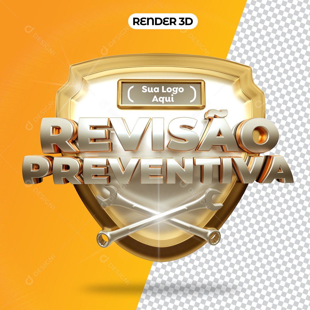 3D Stamp For Composition Preventive Review PSD
