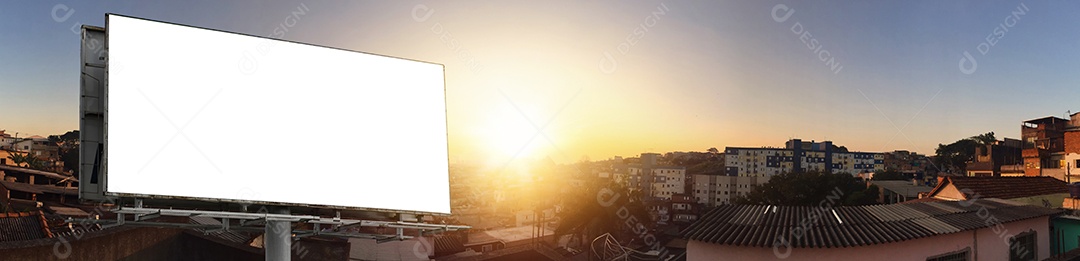 Quadro de anúncios com tela branca