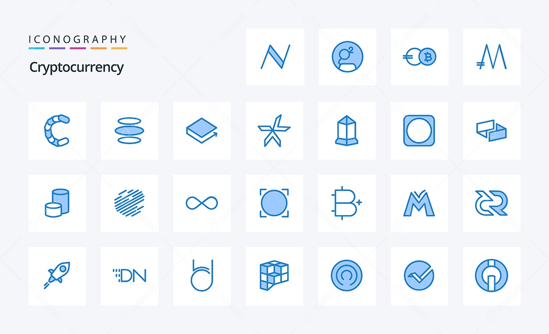Pacote de Ícones e Elementos Vetores EPS